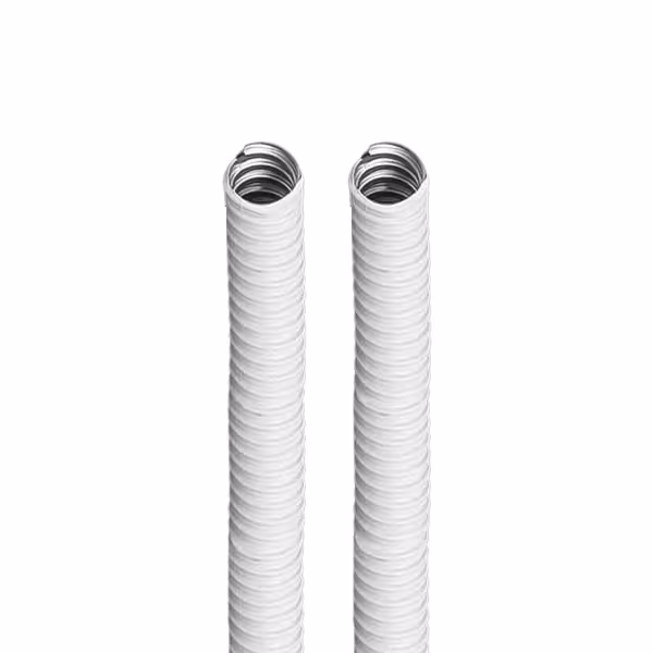 لوله پلی فلکس سایز 13 حلقه 25 متر رنگ سفید