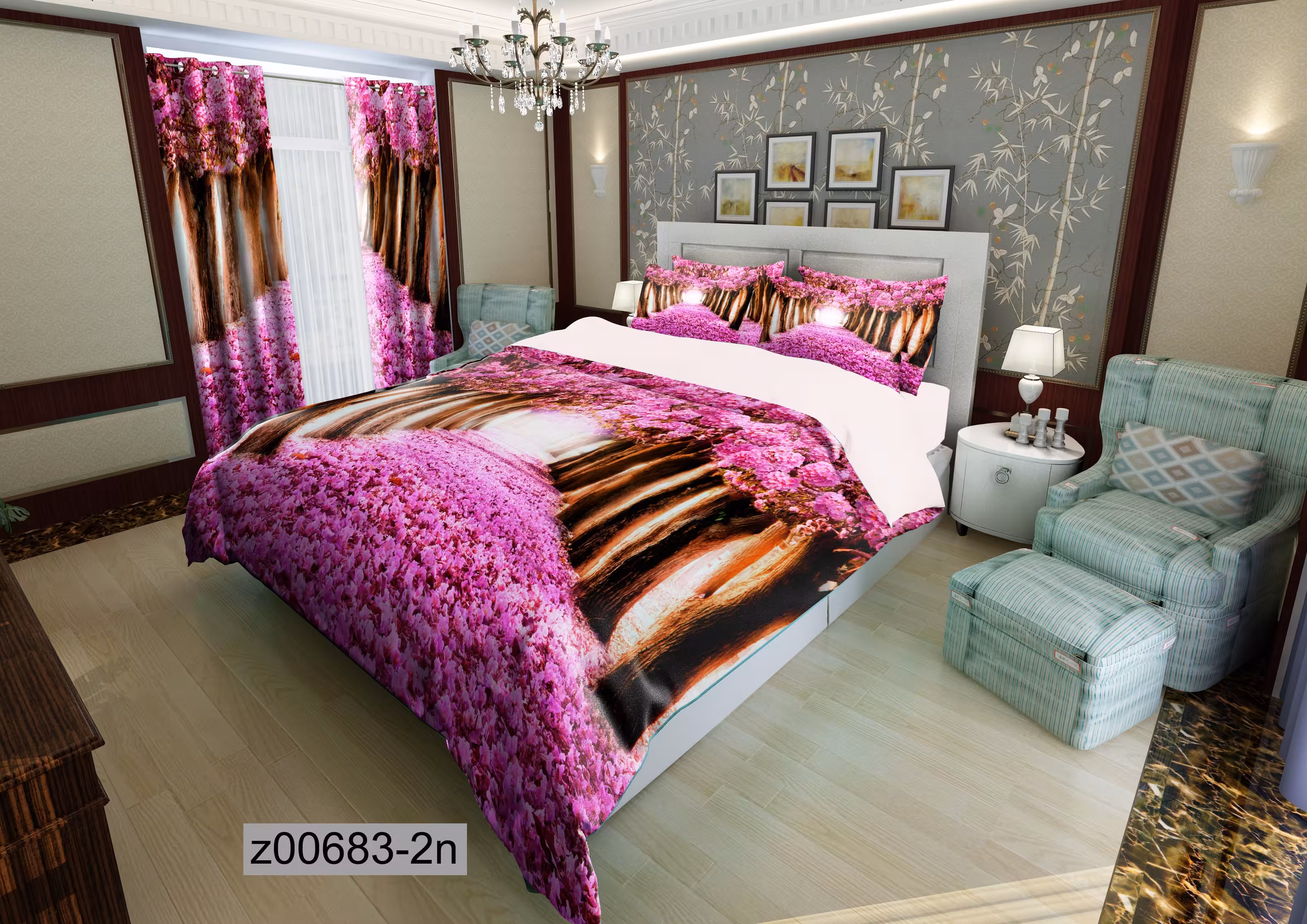 لحاف روتختی تنسل سه بعدی (3D) کالای خواب متین کد 683