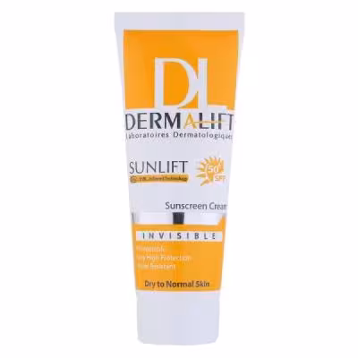 کرم ضد آفتاب بی‌رنگ درمالیفت مدل سانلیفت SPF50 حاوی محافظ UVA و UVB مناسب پوست‌های خشک و معمولی حجم 40 میلی‌لیتر