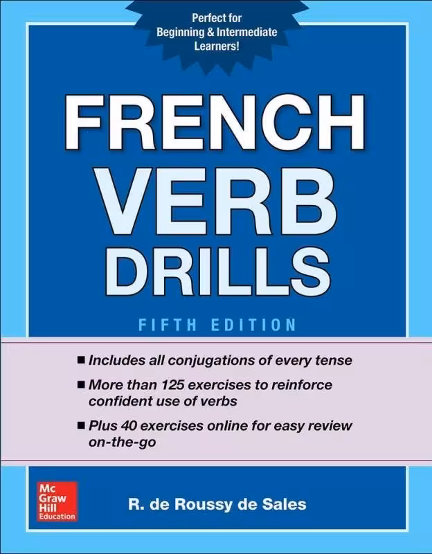 کتاب زبان فرانسه فرنچ ورب دریلز French Verb Drills