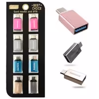 OTG Type-c پک 8 عددی فلزی Remax Best Choice