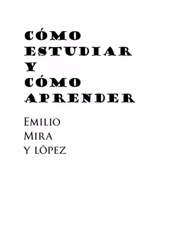 خرید و دانلود نسخه کامل کتاب Cómo estudiar y cómo aprender