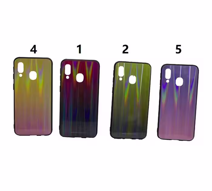 کاور رنگی گوشی موبایل سامسونگ مدل لیزری Tempered Glass Laser Case Samsung A40
