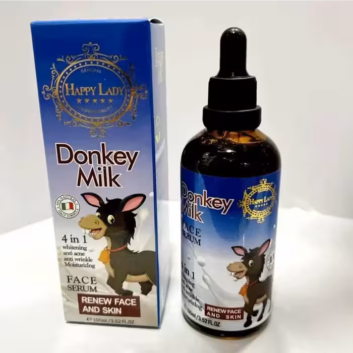 سرم صورت 3 کاره شیر الاغ هپی لیدی