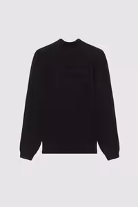پلیور مشکی مردانه SLIM FIT بافندگی اورجینال TWN