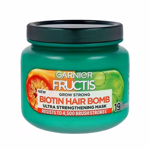 ماسک مو تقویت کننده بیوتین Grow Strong Biotin گارنیر Garnier حجم 340 میل