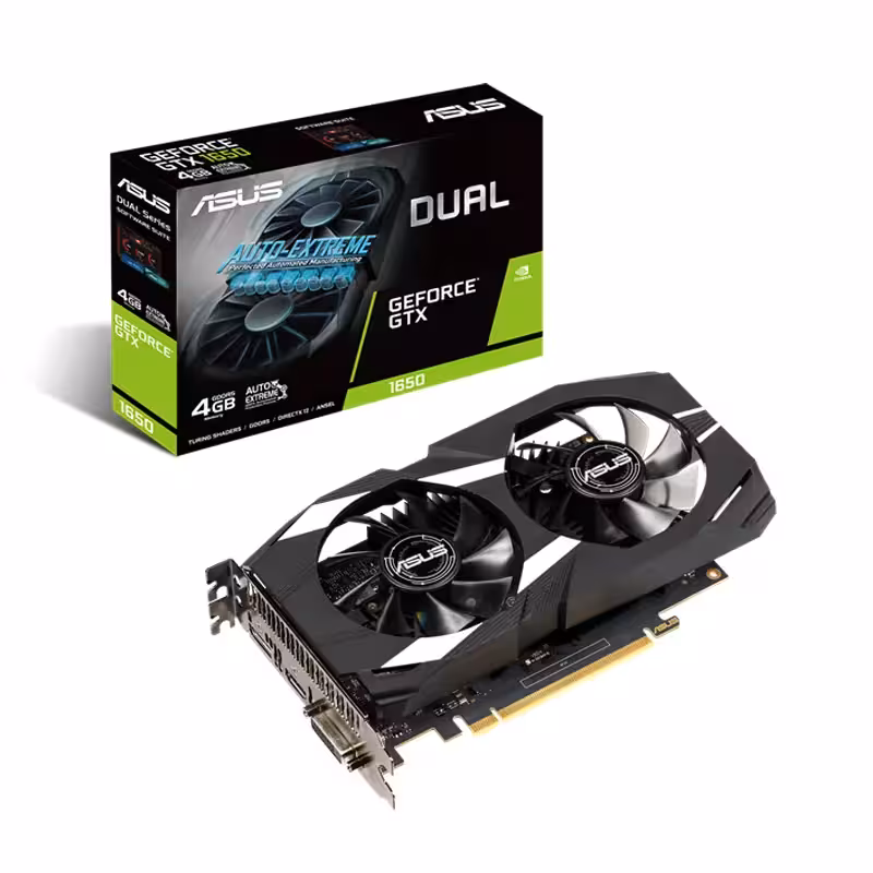 کارت گرافیک ایسوس مدل GTX1650-O4G-DUAL