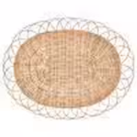 زیر بشقابی حصیری 35 سانتی ایکیا مدل Ikea VARGFISK 605.315.72