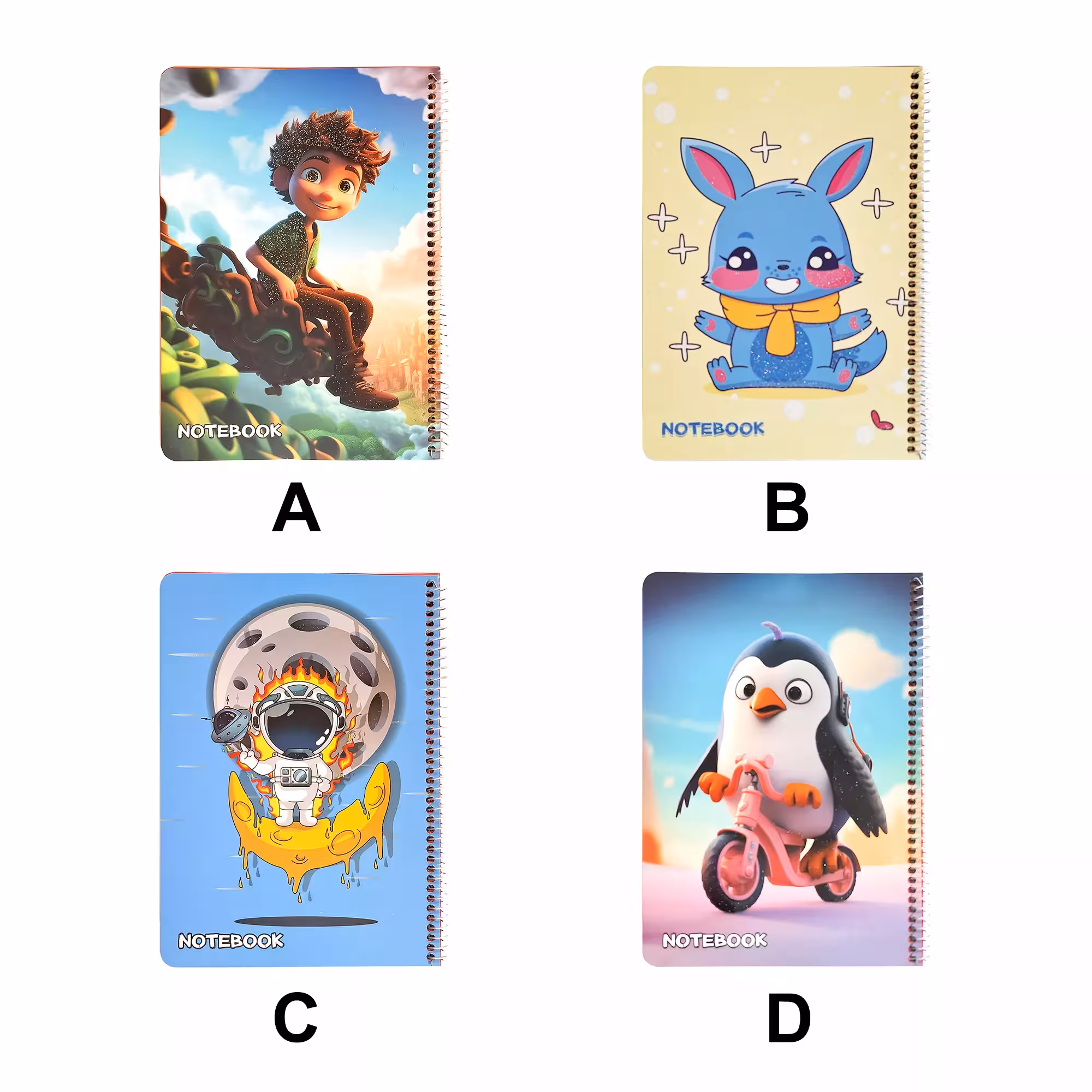 دفتر حاشیه‌دار پسرانه 40 برگ کد 117008483