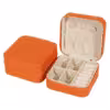 باکس جواهر طرح مربع مدل XXX-1138 رنگ نارنجی