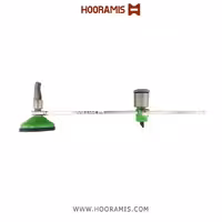 گرد بر نفت خور 30 سانتیمتری شیشه (رنگ سبز)