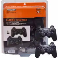 دسته بازی دوبل شوک بی سیم MACHER MR64