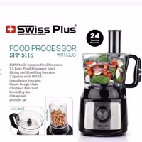 غذا ساز 500 وات 4 کاره مدل 511 سوئسس پلاس(2 سال گارانتی شرکتی)