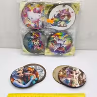 آینه دورو چاپ گرد عروسکی بزرگ