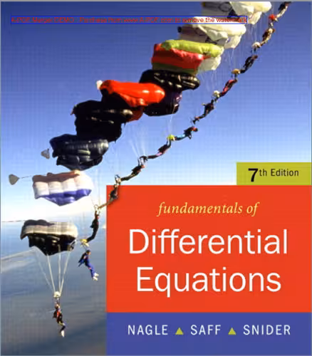 خرید و دانلود نسخه کامل کتاب Fundamentals of Differential Equations (7th Edition)