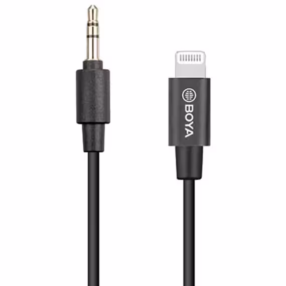 کابل Lightning به جک 3.5 میلی متری بویا مدل BY-K1