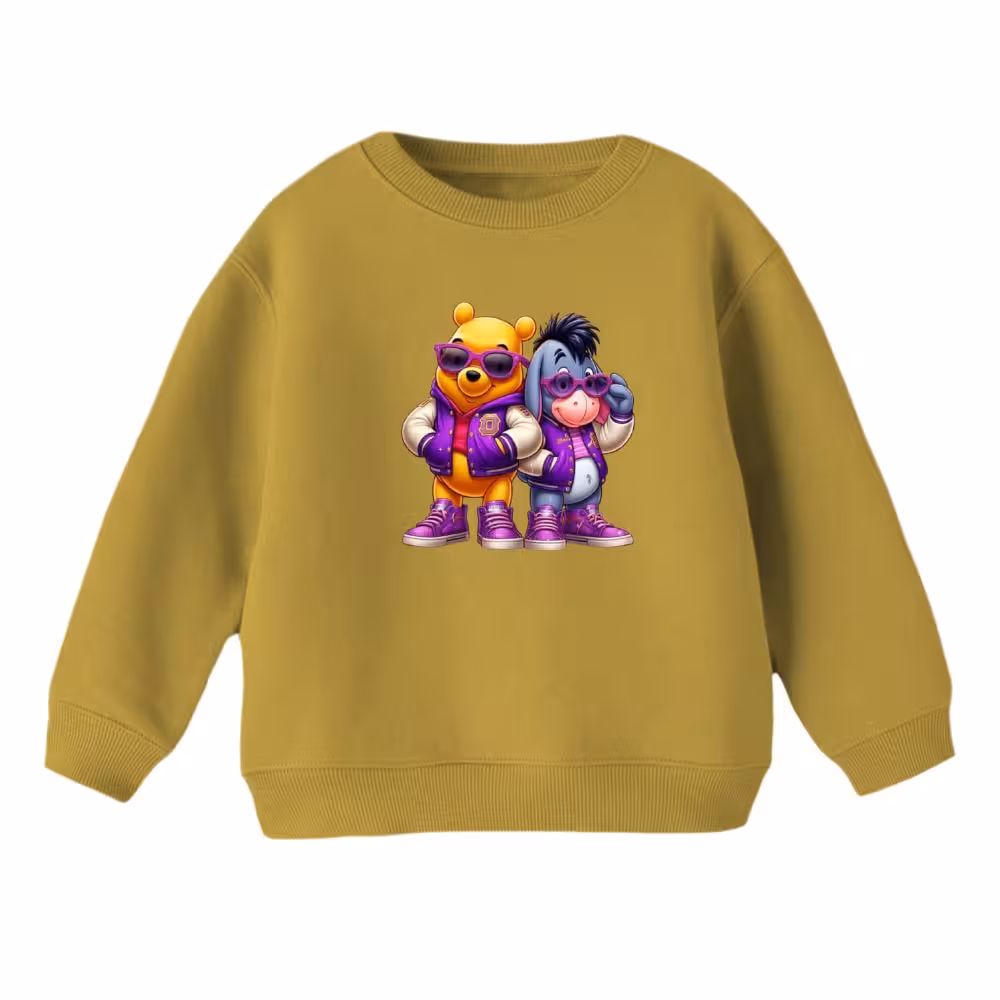 سویشرت بچگانه مدل پو کد 45 رنگ نسکافه ای