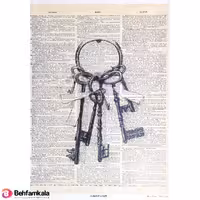 دکوپاژ برنجی(الیافی)پشت چسب دار ریچ کد 2161