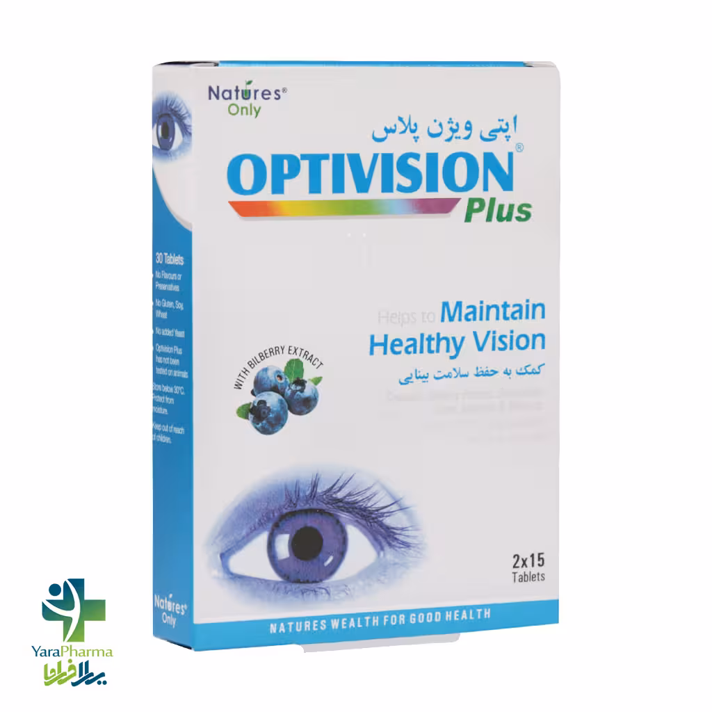 کپسول اپتی ویژن پلاس نیچرز اونلی 30 عدد