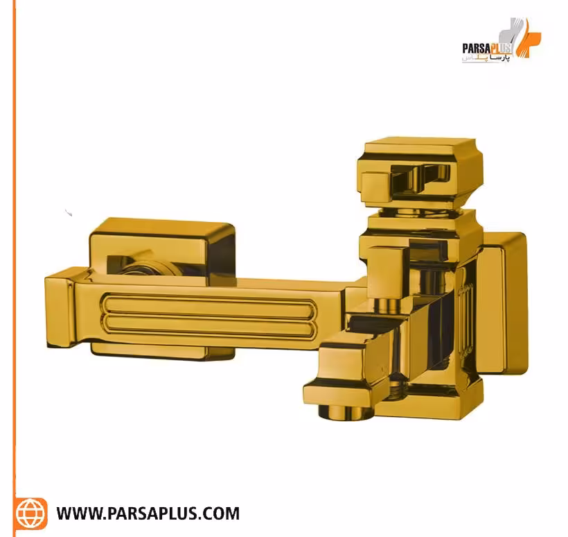 دوش دوان مدل آلونی طلایی