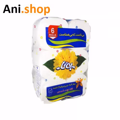 دستمال توالت 6 عددی بی تا
