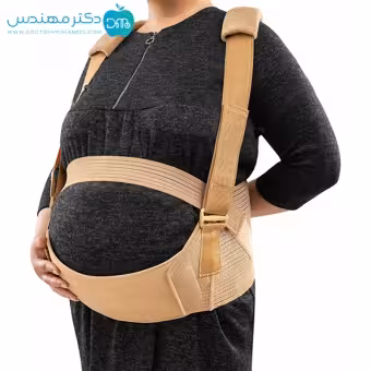 شکم بند بارداری با بند شانه ای سماطب کد 4044