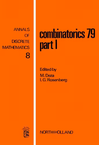 خرید و دانلود نسخه کامل کتاب Combinatorics 79 Part I