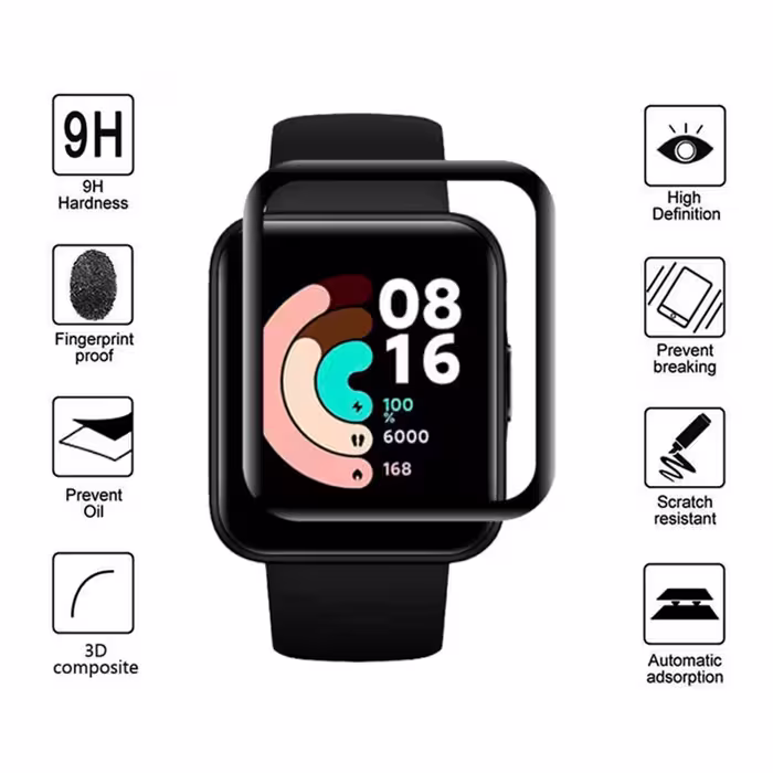 محافظ صفحه نمایش وایت ولف مدل W PWM مناسب برای ساعت هوشمند شیایومی Redmi Watch 2 Lite