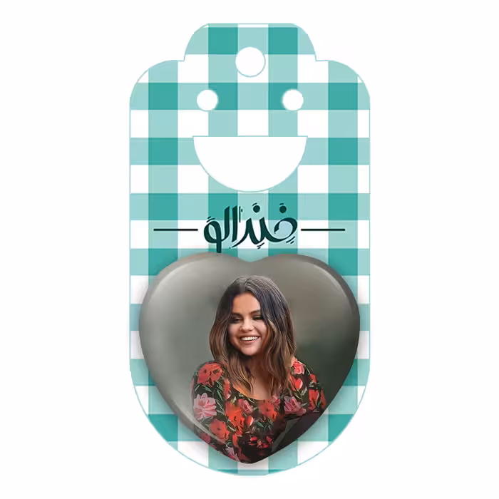 پیکسل خندالو طرح سلنا گومز مدل قلبی کد 2721