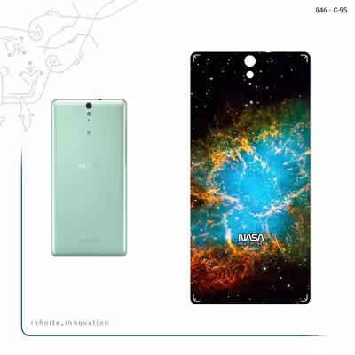 برچسب پوششی ماهوت مدل Universe b NASA 9 مناسب برای گوشی موبایل سونی Xperia C5