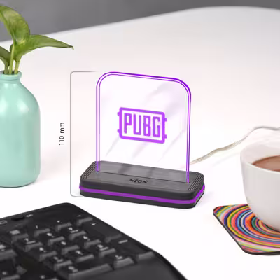 چراغ رومیزی نئون مدل PUBG_A