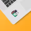  استیکر لپ تاپ توییجین و موییجین طرح Astronaut کد 08 مناسب برای لپ تاپ 156 اینچ به همراه برچسب حروف فارسی کیبورد 