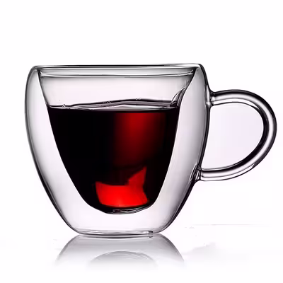 لیوان دوجداره مدل Ghalbi02
