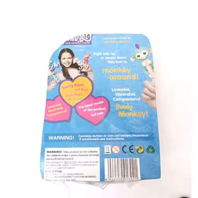 ربات اسباب بازی مدل میمون بند انگشتی baby monkey