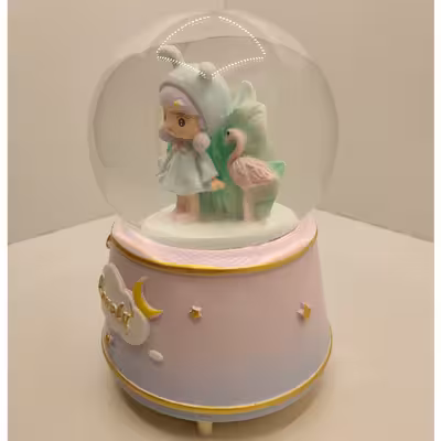 گوی موزیکال مدل پمپی دخترک مهربون و قو