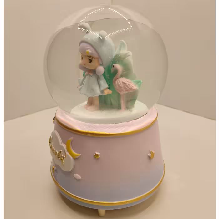 گوی موزیکال مدل پمپی دخترک مهربون و قو