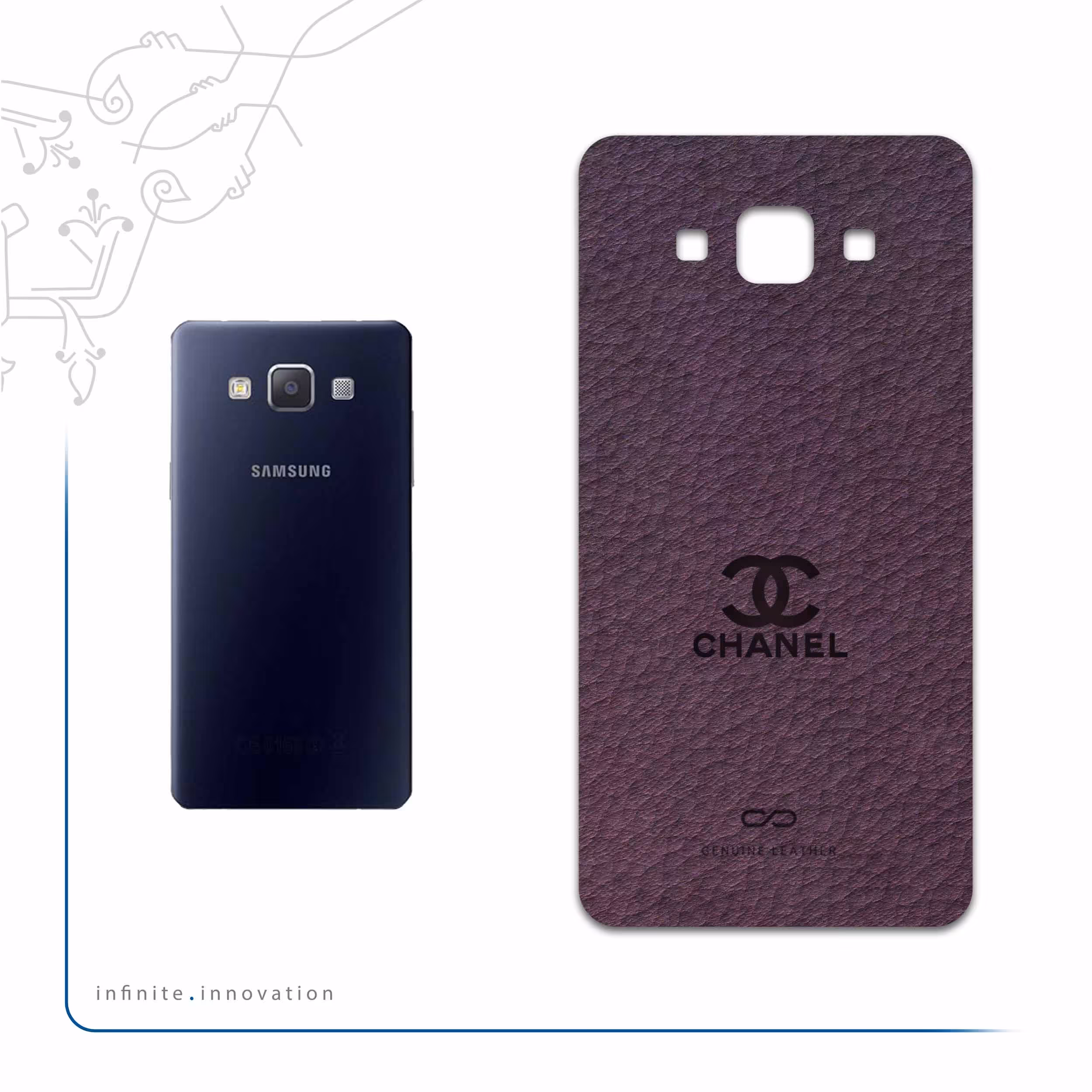 برچسب پوششی ماهوت مدل PL-CHNL مناسب برای گوشی موبایل سامسونگ Galaxy A5 2015