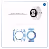 برچسب ماهوت طرح Blue Ocean Marble مناسب برای ساعت هوشمند سامسونگ Watch4 40mm