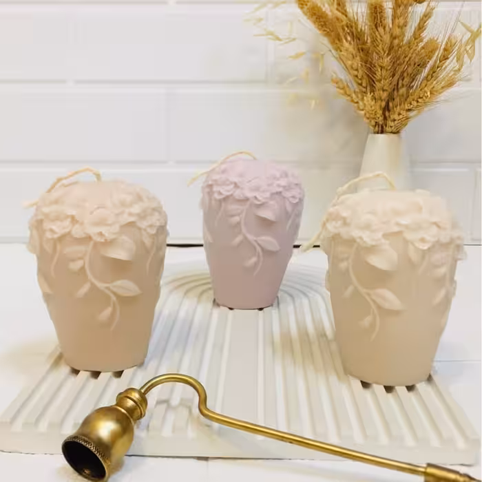 قالب شمع مدل باغ مارسلا گل بالا