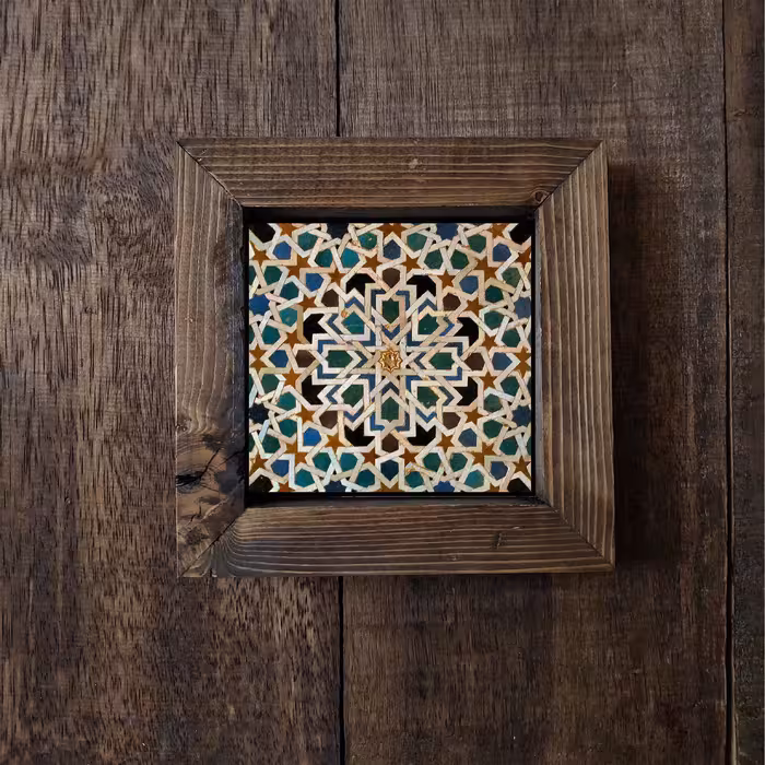 تابلو کاشی گلاک طرح سنتی کد FT1