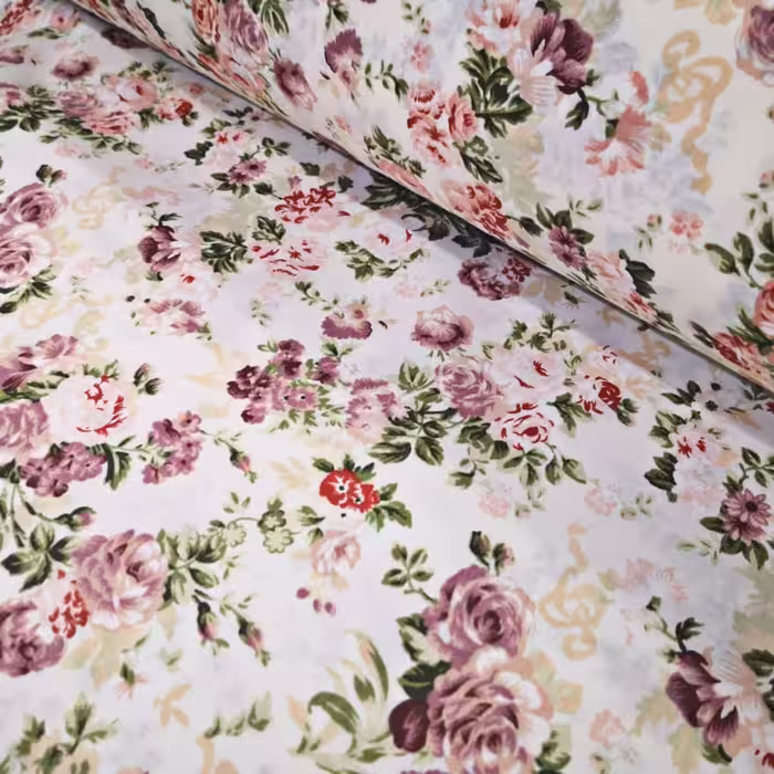 ملحفه مدل روانداز طرح گلدار یک نفره سایز 140×200 سانتی متر 
