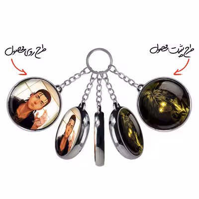 جاکلیدی خندالو طرح ارن یگر انیمه اتک آن تایتان مدل دوطرفه کد 1324513241