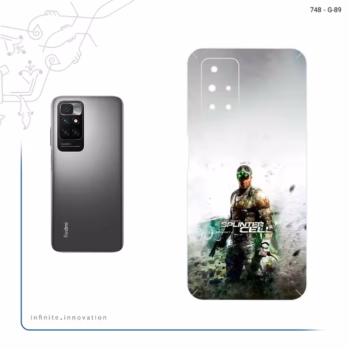 برچسب پوششی ماهوت مدل splintercell Game Series مناسب برای گوشی موبایل شیائومی Redmi 10 Prime
