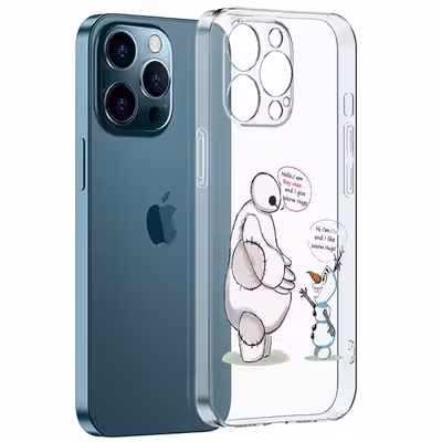 کاور طرح Olaf &amp; Baymax مناسب برای گوشی موبایل اپل iPhone 13 Pro 