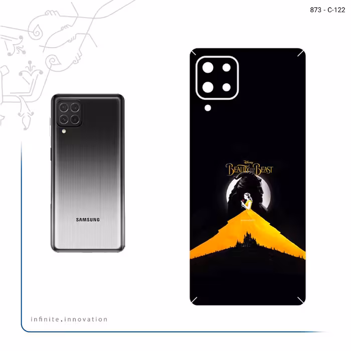 برچسب پوششی ماهوت مدل Beauty and the Beast مناسب برای گوشی موبایل سامسونگ Galaxy A32 5G