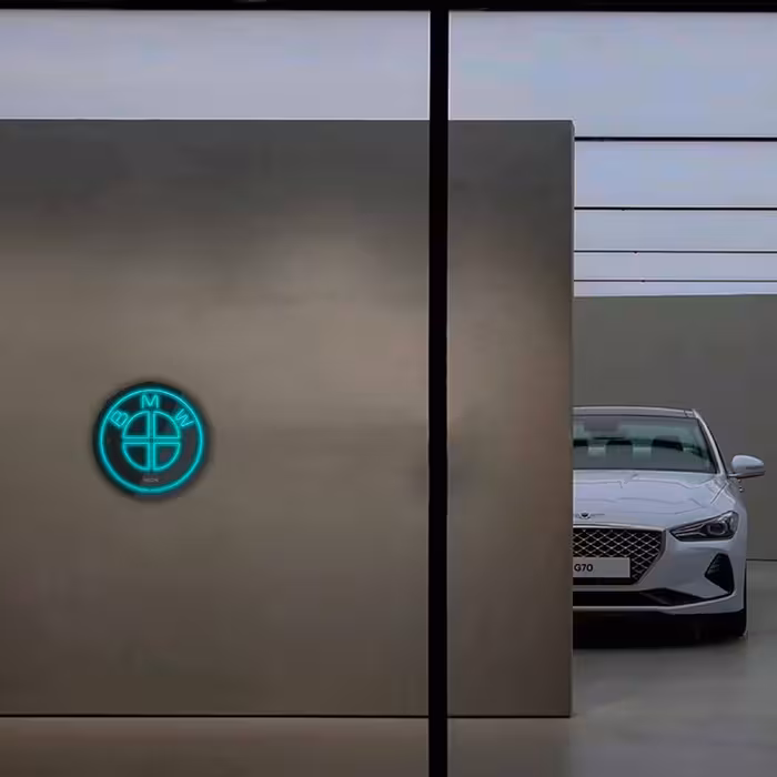 چراغ دیواری نئون دیزاین طرح BL_TBL