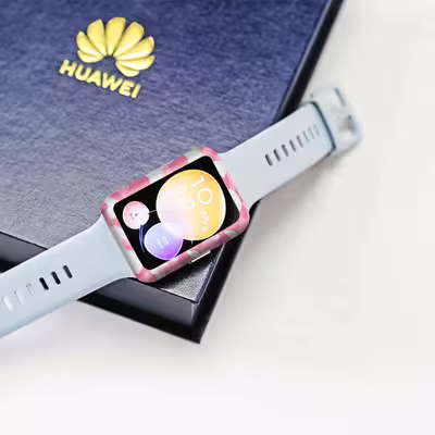 برچسب ماهوت طرح Army_Pink مناسب برای ساعت هوشمند هوآوی Watch Fit 2