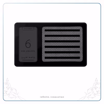 زیر لیوانی ماهوت مدل Range-Rover-Logo بسته 6 عددی