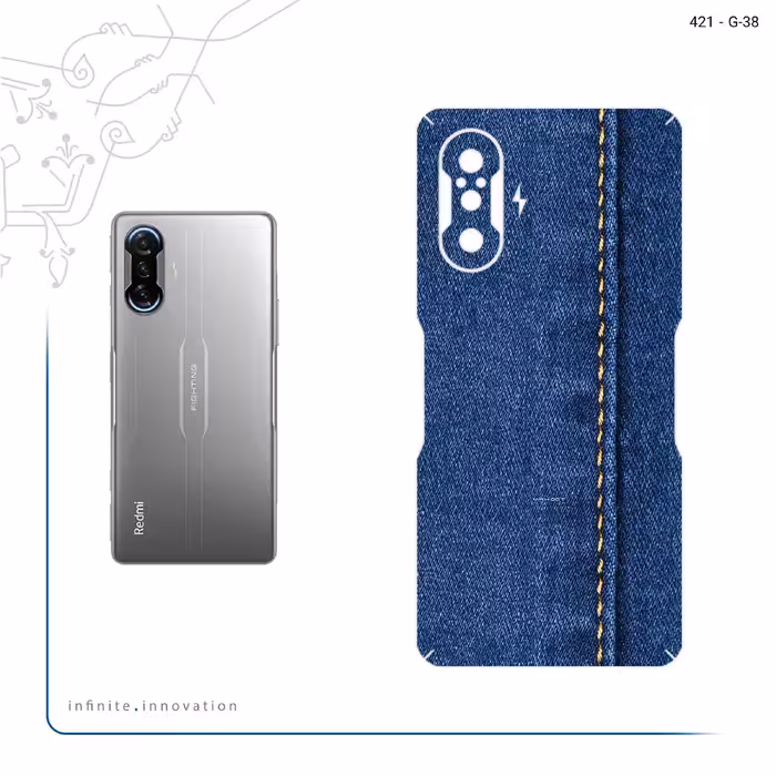 برچسب پوششی ماهوت مدل Fabric Texture 8 مناسب برای گوشی موبایل شیائومی Redmi K40 Gaming