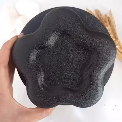 قالب ته چین به گز مدل گل کف برجسته